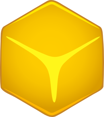 Download free yellow cube icon